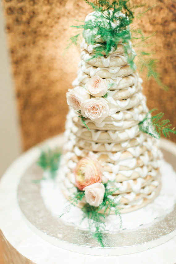 Layered white wedding cake |  Photo by J Bird Photography | Read more - http://www.100layercake.com/blog/?p=76549