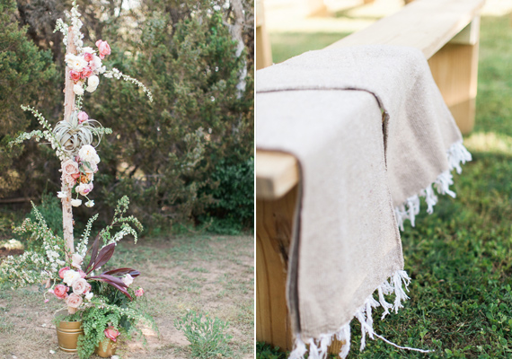 Intimate backyard wedding ceremony | Photo by J Bird Photography | Read more - http://www.100layercake.com/blog/?p=76549