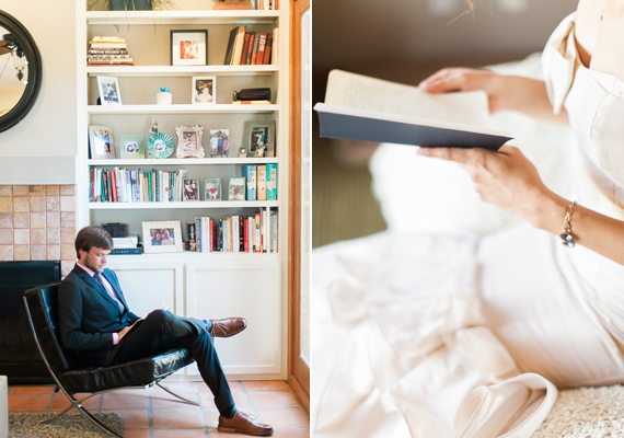 Intimate backyard wedding |  Photo by J Bird Photography | Read more - http://www.100layercake.com/blog/?p=76549