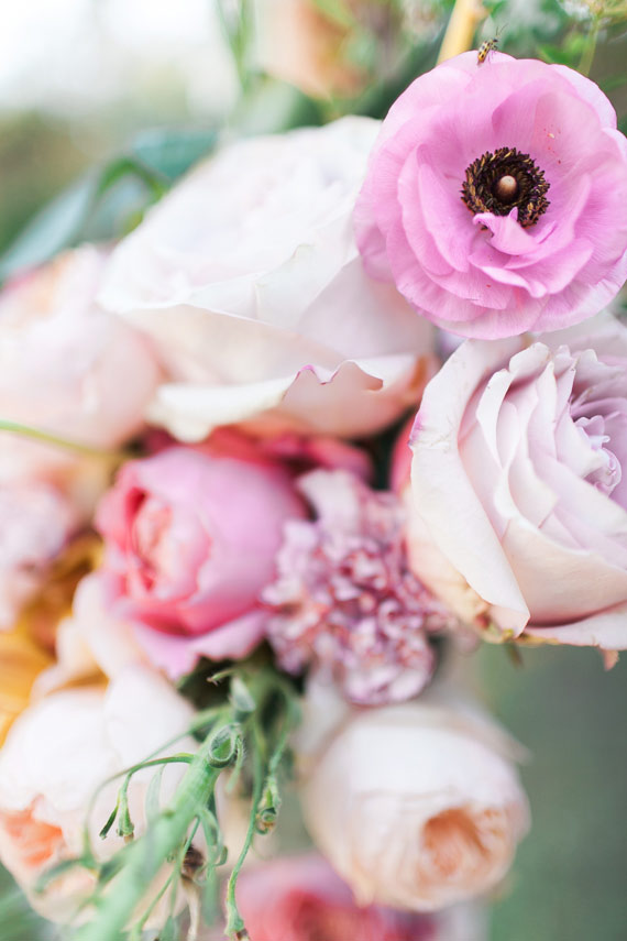 Pink garden roses |  Florals by Bricolage Curated Florals | Photo by J Bird Photography | Read more - http://www.100layercake.com/blog/?p=76549