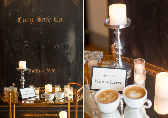 Onyx and honey wedding ideas | Photo by Heather Cook Elliott Photography | Read more - http://www.100layercake.com/blog/?p=76584