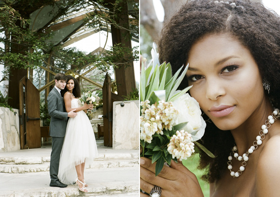 Earthy wedding inspiration at The Wayfare Chapel | Photo by Brian Tropiano Photo | Read more - http://www.100layercake.com/blog/?p=76635