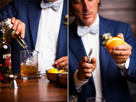 Grooms and cocktails | 100 Layer Cake