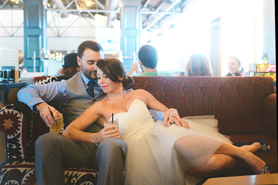 Nashville bowling alley engagement shoot | Photo by Jessie Holloway | Read more - http://www.100layercake.com/blog/?p=79479