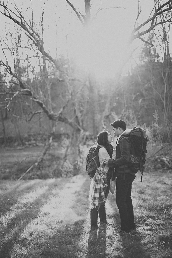 Upstate New York farmhouse engagement shoot | Photo by  Ryan and Heidi Studio | Read more -  http://www.100layercake.com/blog/?p=79429