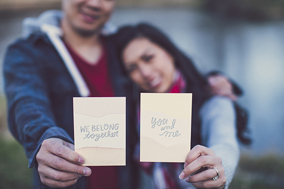 Upstate New York farmhouse engagement shoot | Photo by  Ryan and Heidi Studio | Read more -  http://www.100layercake.com/blog/?p=79429