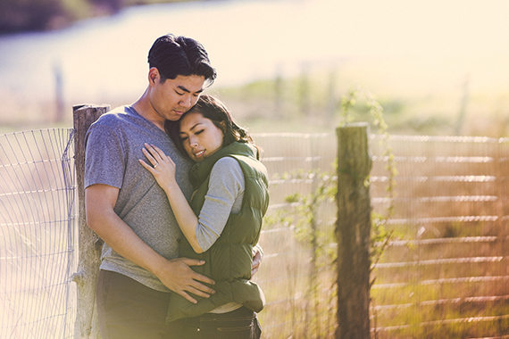 Upstate New York farmhouse engagement shoot | Photo by  Ryan and Heidi Studio | Read more -  http://www.100layercake.com/blog/?p=79429