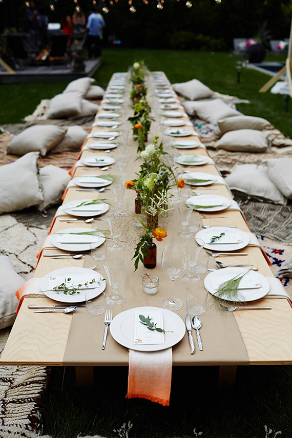 Outdoor entertaining ideas by Eye Swoon | Photo by Photographed by Winnie Au | Read more - http://www.100layercake.com/blog/?p=78106