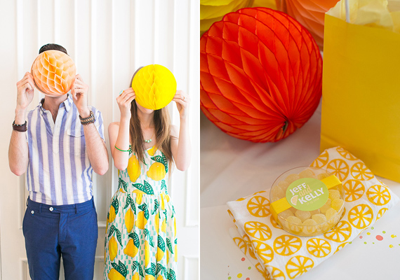 Pucker up citrus themed bridal shower | Photo by You Look Lovely | Read more - http://www.100layercake.com/blog/?p=78315