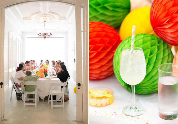 Pucker up citrus themed bridal shower | Photo by You Look Lovely | Read more - http://www.100layercake.com/blog/?p=78315