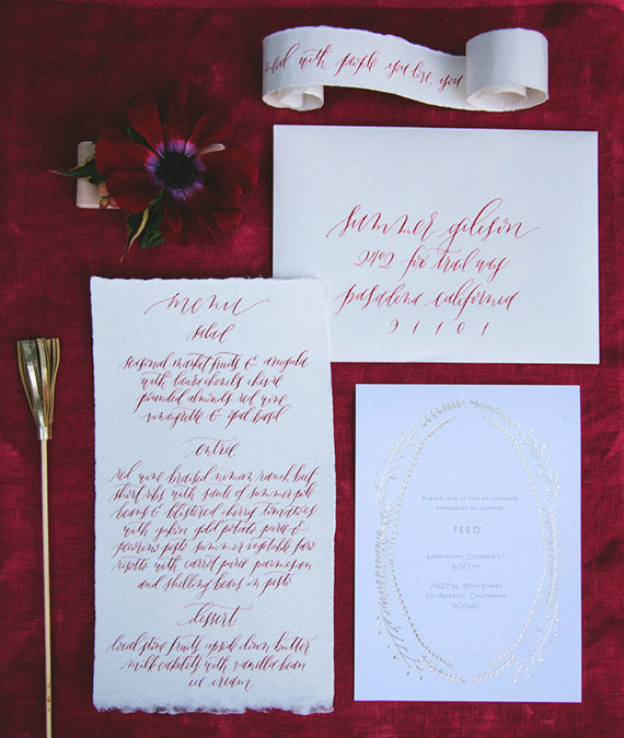 Fall dinner party for FEED Projects | hosted by 100 Layer Cake | Photo by Paige Jones | Read more - http://www.100layercake.com/blog/?p=79909