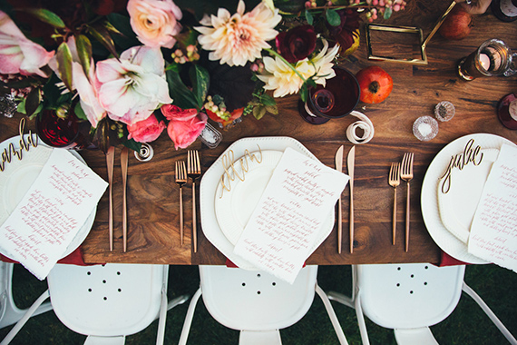 Fall dinner party for FEED Projects | hosted by 100 Layer Cake | Photo by Paige Jones | Read more - http://www.100layercake.com/blog/?p=79909