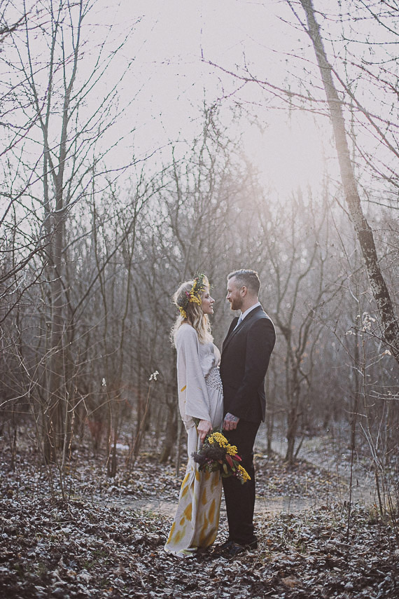 Bohemian fall wedding portriats | Photo by Roland Faistenberger Photography | Read more -  http://www.100layercake.com/blog/?p=82062