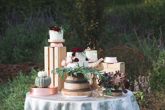 Metallics farm wedding inspiration | Photo by Made in March | Read more -  http://www.100layercake.com/blog/?p=82428