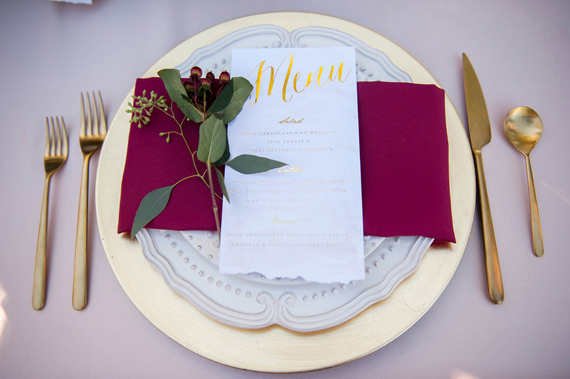 Rich plum and pink wedding inspiration | Photo by Alyssia B Photography | Read more - http://www.100layercake.com/blog/?p=82309