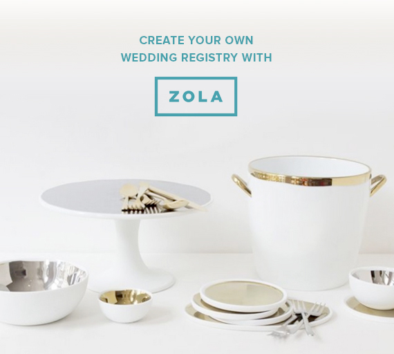 Create your Wedding Registry with Zola | 100 Layer Cake 