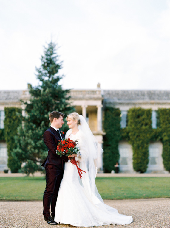 Red white and gold Christmas wedding | Photo by Ann-Kathrin Koch  | Read more - http://www.100layercake.com/blog/?p=83487