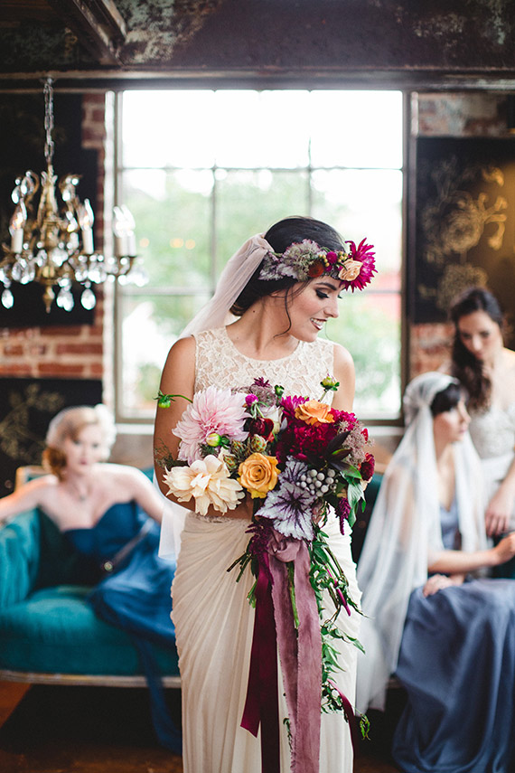 Rich plum and navy wedding inspiration | Photo by Izzy Hudgins Photograpny | Read more -  http://www.100layercake.com/blog/?p=83135