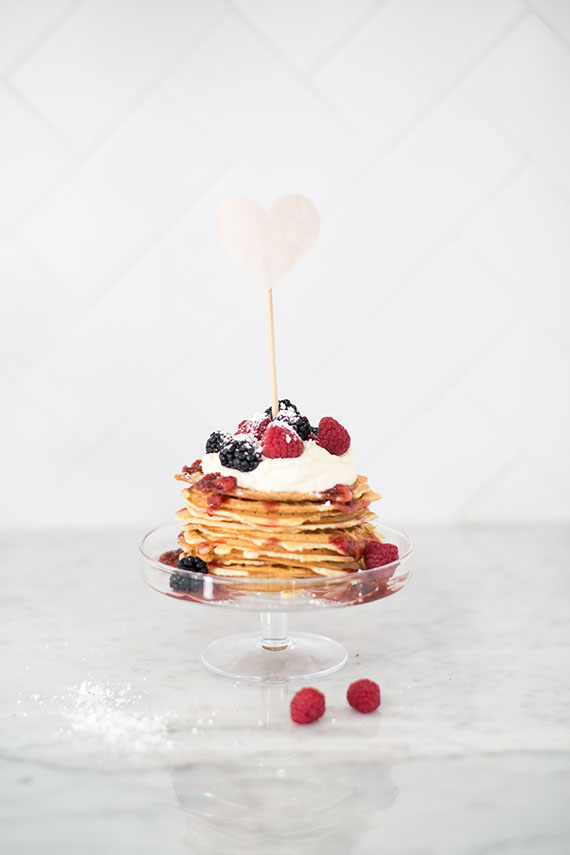Valentine's breakfast in bed with Crate and Barrel | Photo by Meghan K. Sadler | 100 Layer Cake