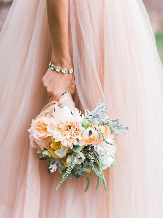 Intimate pastel wedding inspiration  | Photo by Carrie Coleman Photography | Read more -  http://www.100layercake.com/blog/?p=84115