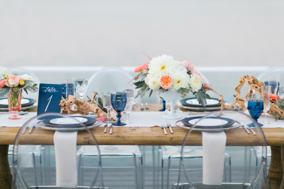 Modern nautical wedding | Photo by Troy Grover Photographers | Read more - http://www.100layercake.com/blog/wp-content/uploads/2015/03/Modern-nautical-wedding