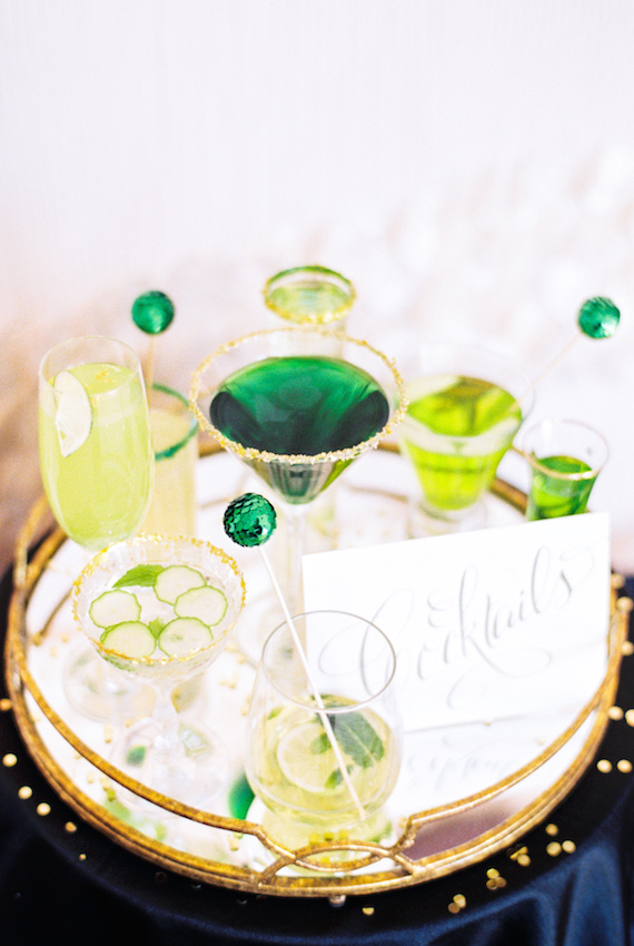St Patricks day wedding inspiration | Photo by Stephanie Yonce Photography | Read more -  http://www.100layercake.com/blog/wp-content/uploads/2015/03/St-Patricks-day-wedding-inspiration