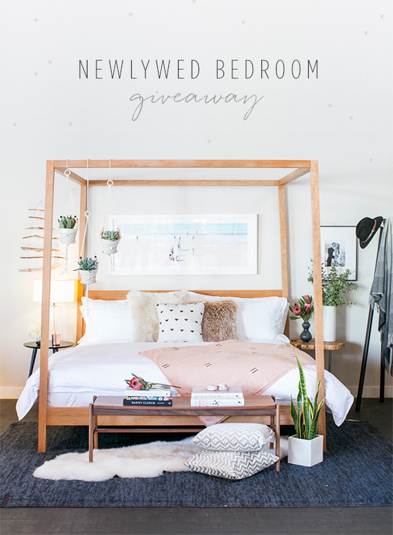 Newlywed Bedroom giveaway with Room & Board and 100 Layer Cake | Photo by Scott Clark | See more at 100layercake.com/blog