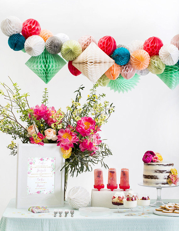 Spring bridal shower inspiration | 100 Layer Cake for Crate and Barrel | Photo by Scott Clark Photo