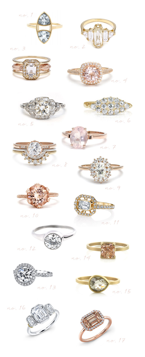 Unique engagement rings