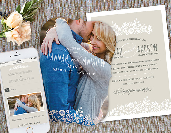 New save-the-dates from Minted