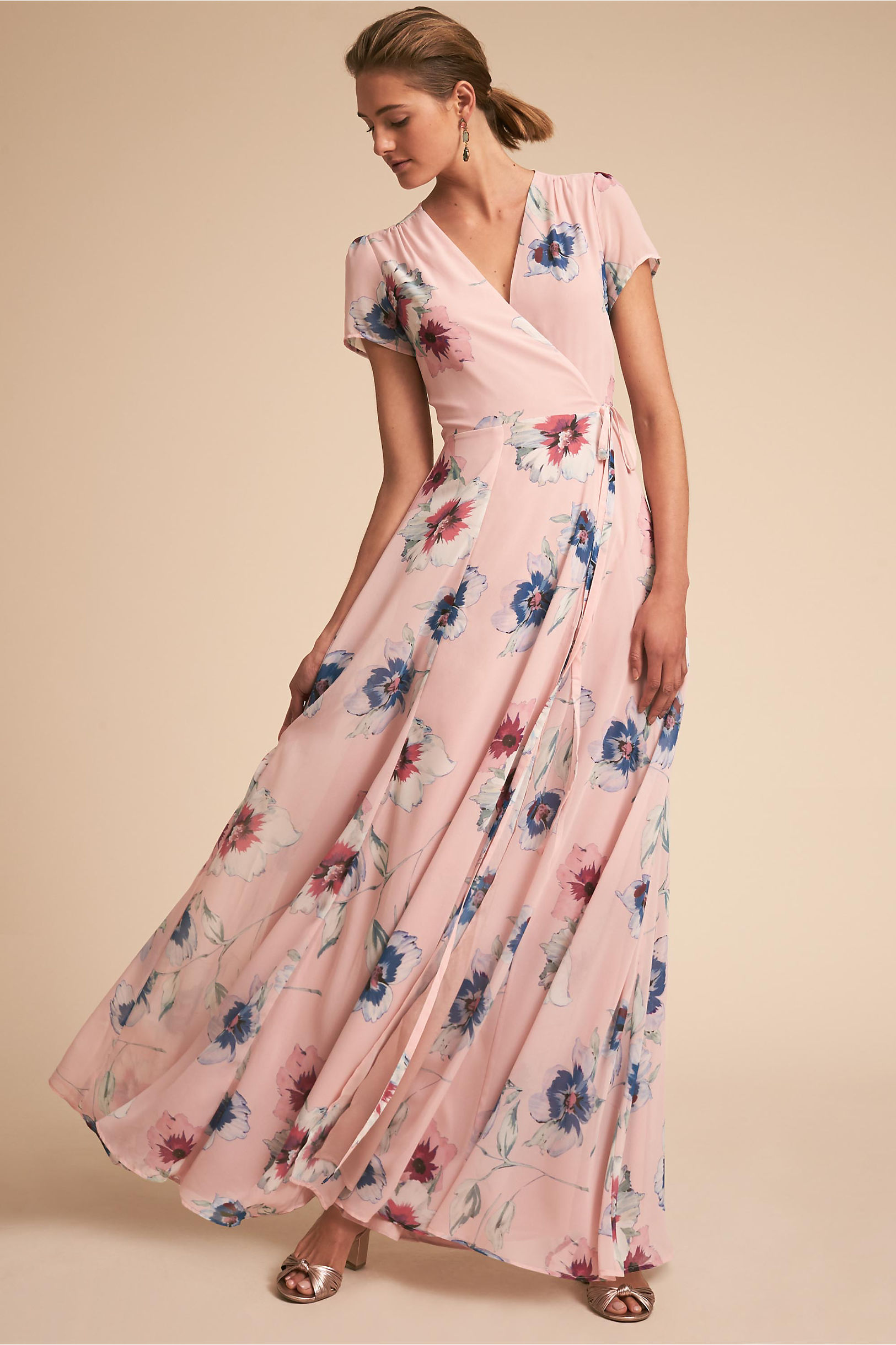 Calypso Dress in Forget Me Not Blush