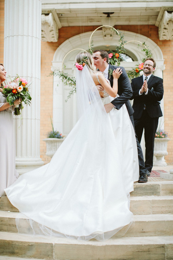 Bohemian garden wedding