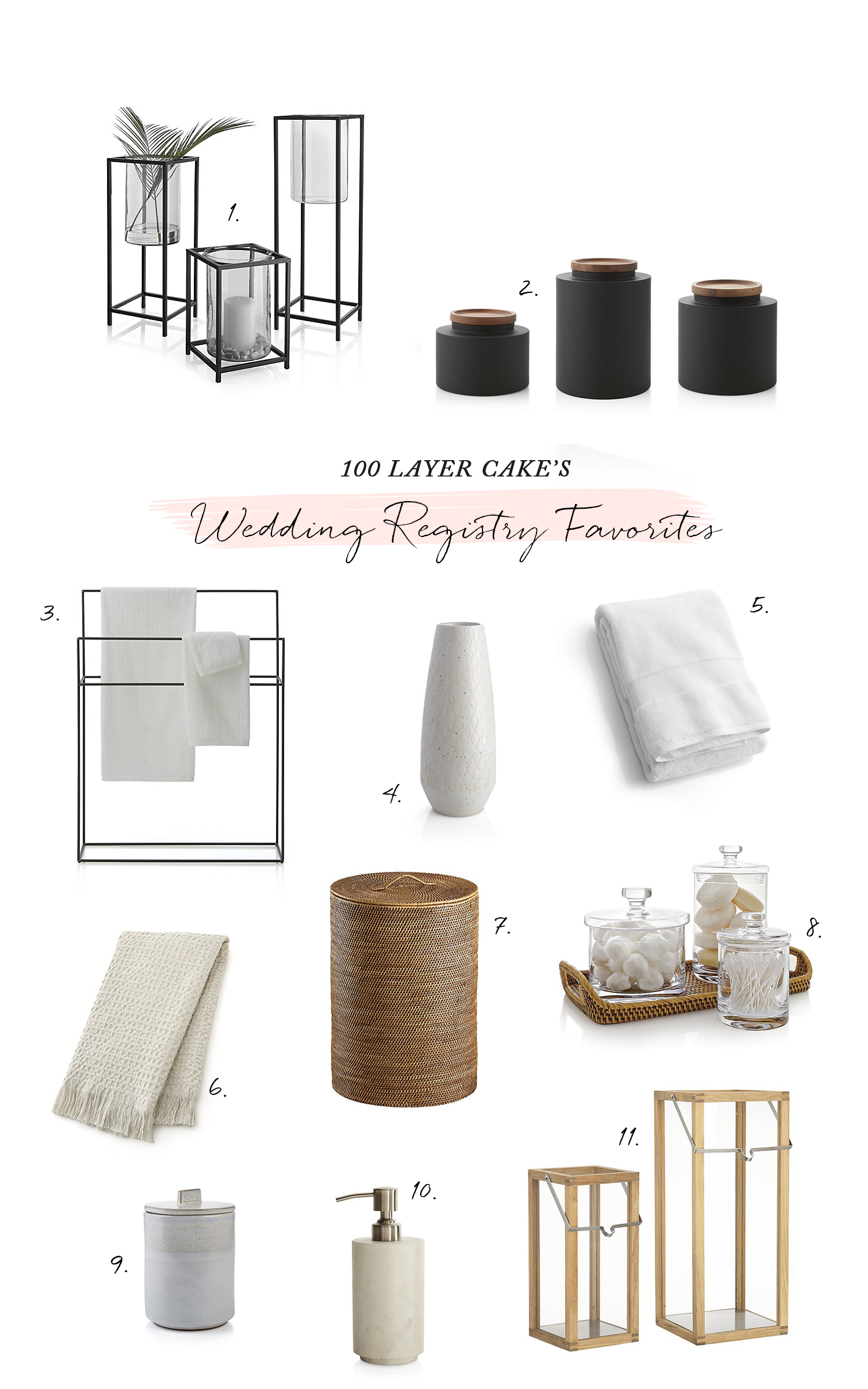 Modern Bath Registry with Crate and Barrel
