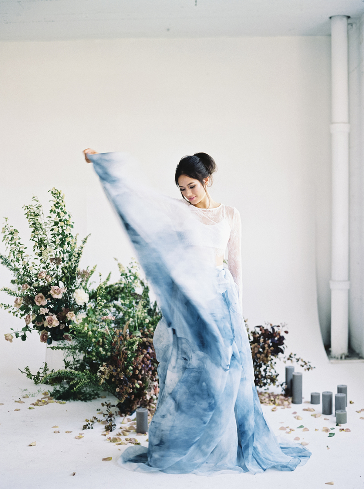 Trend alert: Hand dying your wedding dress | photo by