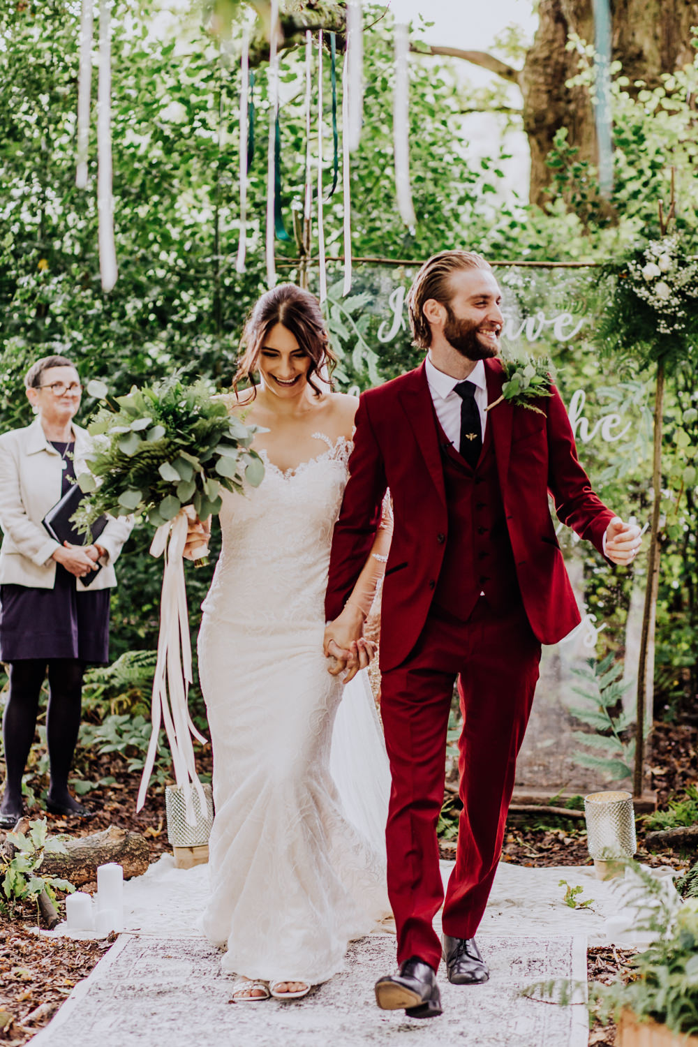 Burgundy groom | Clara Cooper Photography