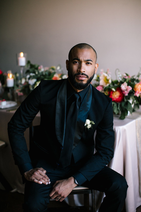 All black groom's fashion | 100 Layer Cake