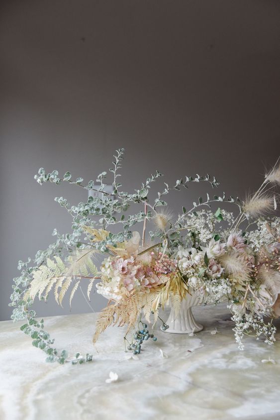 Delicate dried florals from Sarah Winward