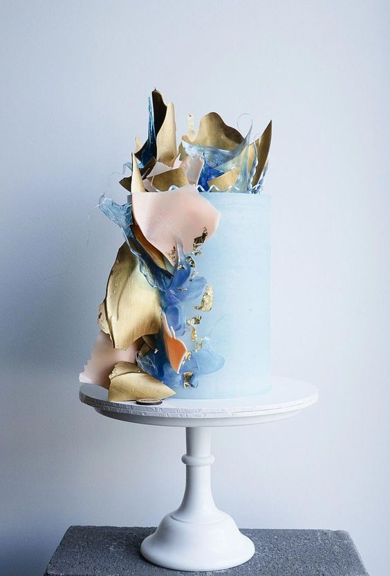 Our favorite sculptural wedding cakes