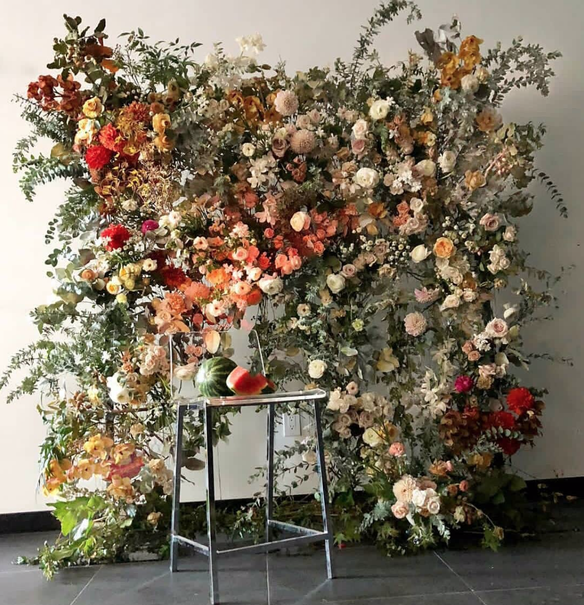 Unique floral installations
