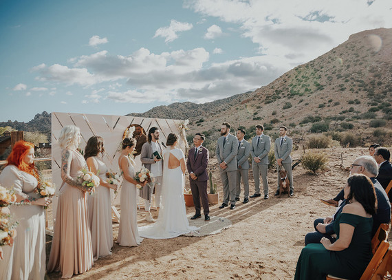 Pioneertown Ranch wedding - unique desert wedding venues
