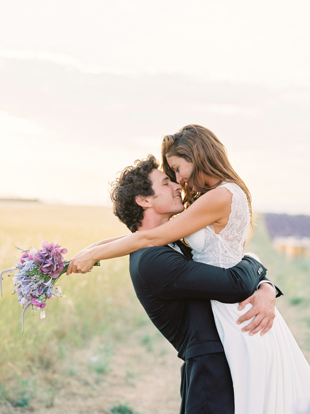 Lavender French wedding