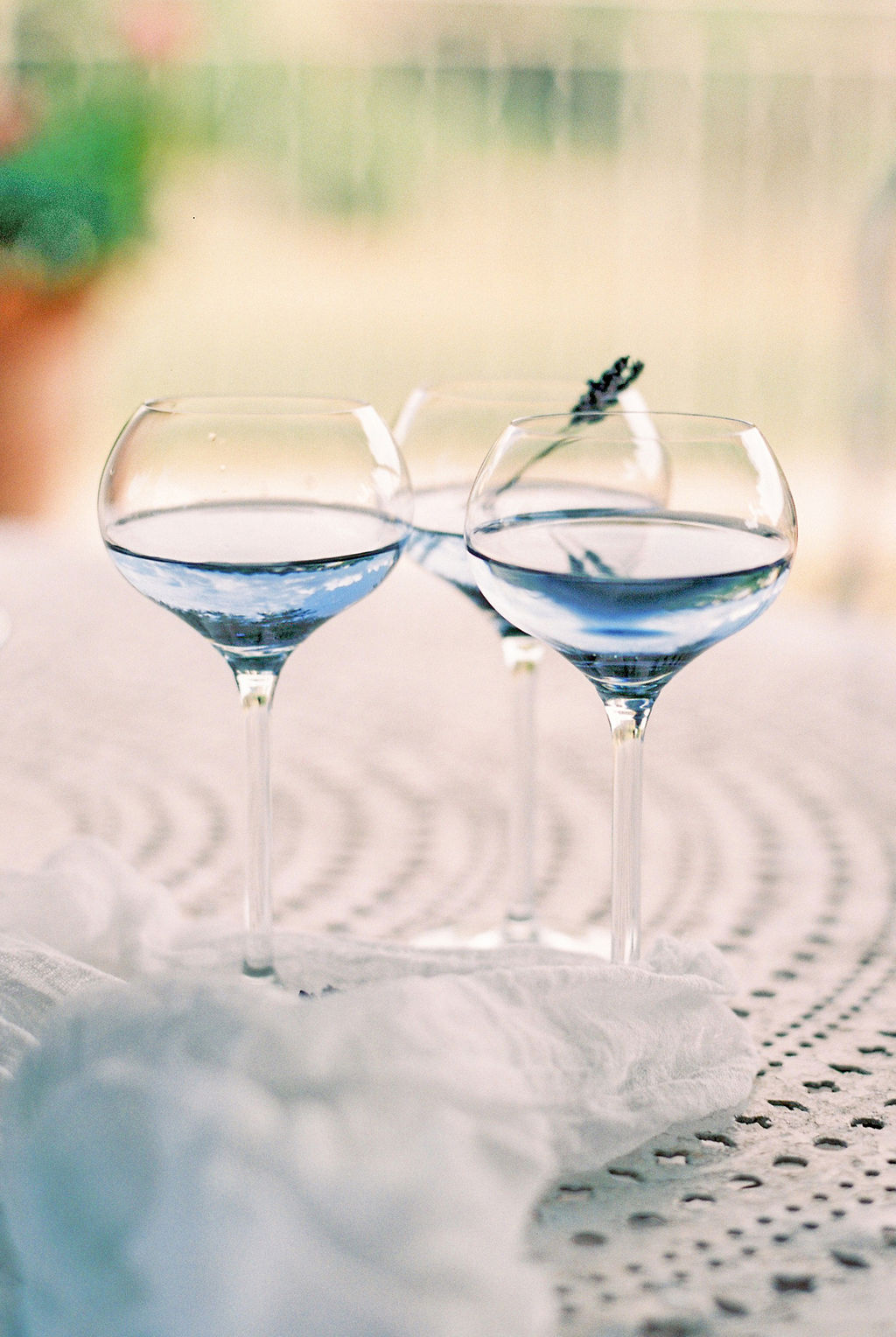 Lavender French wedding