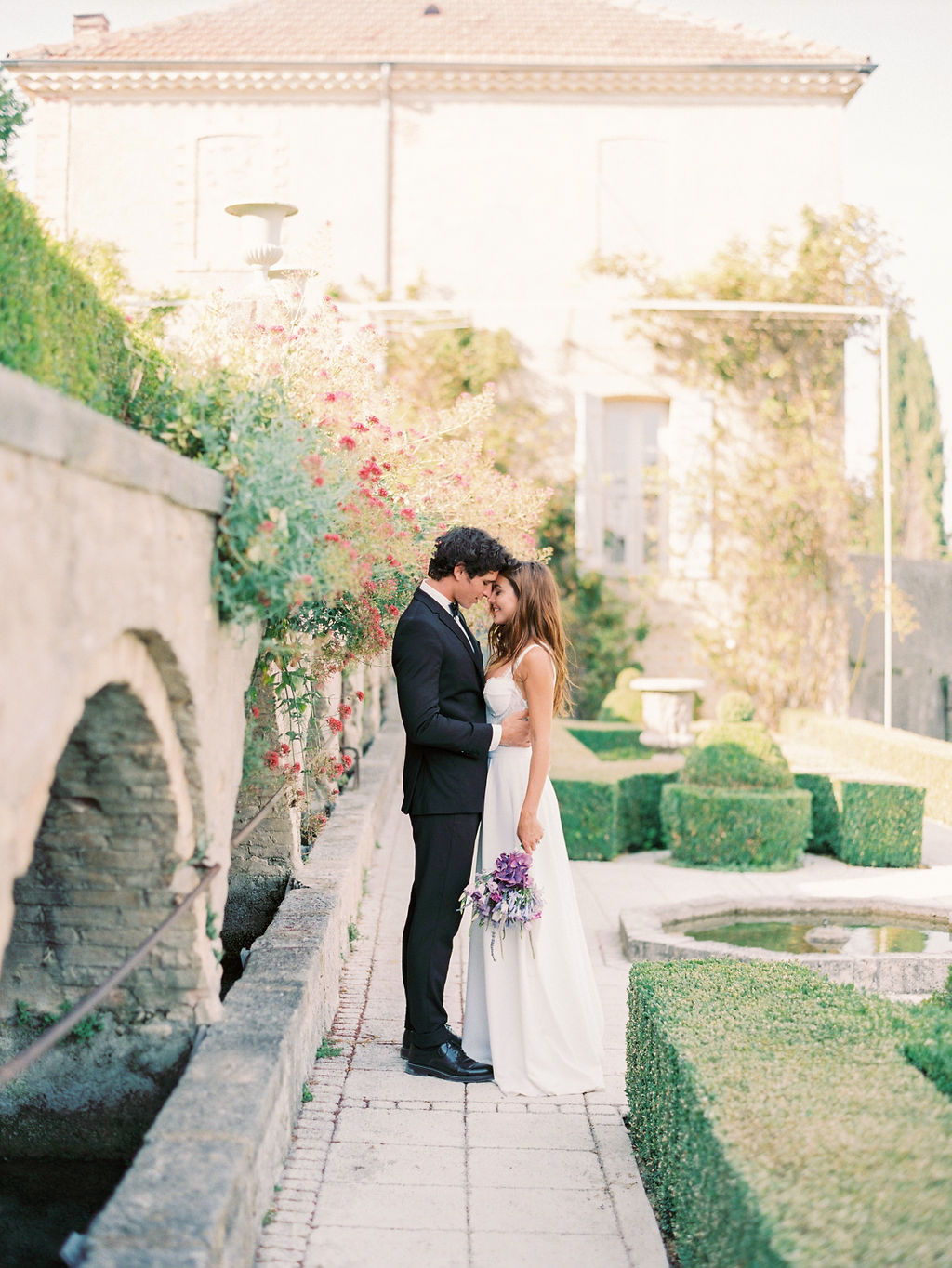 Lavender French wedding