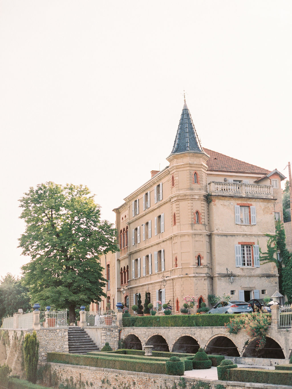 Lavender French wedding