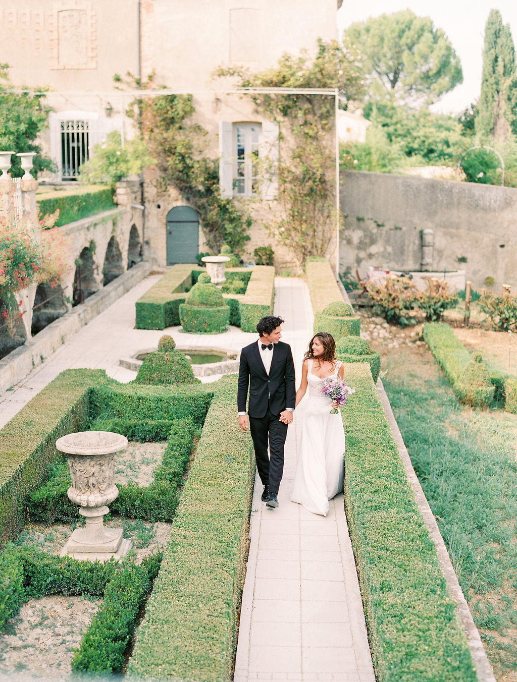 Lavender French wedding