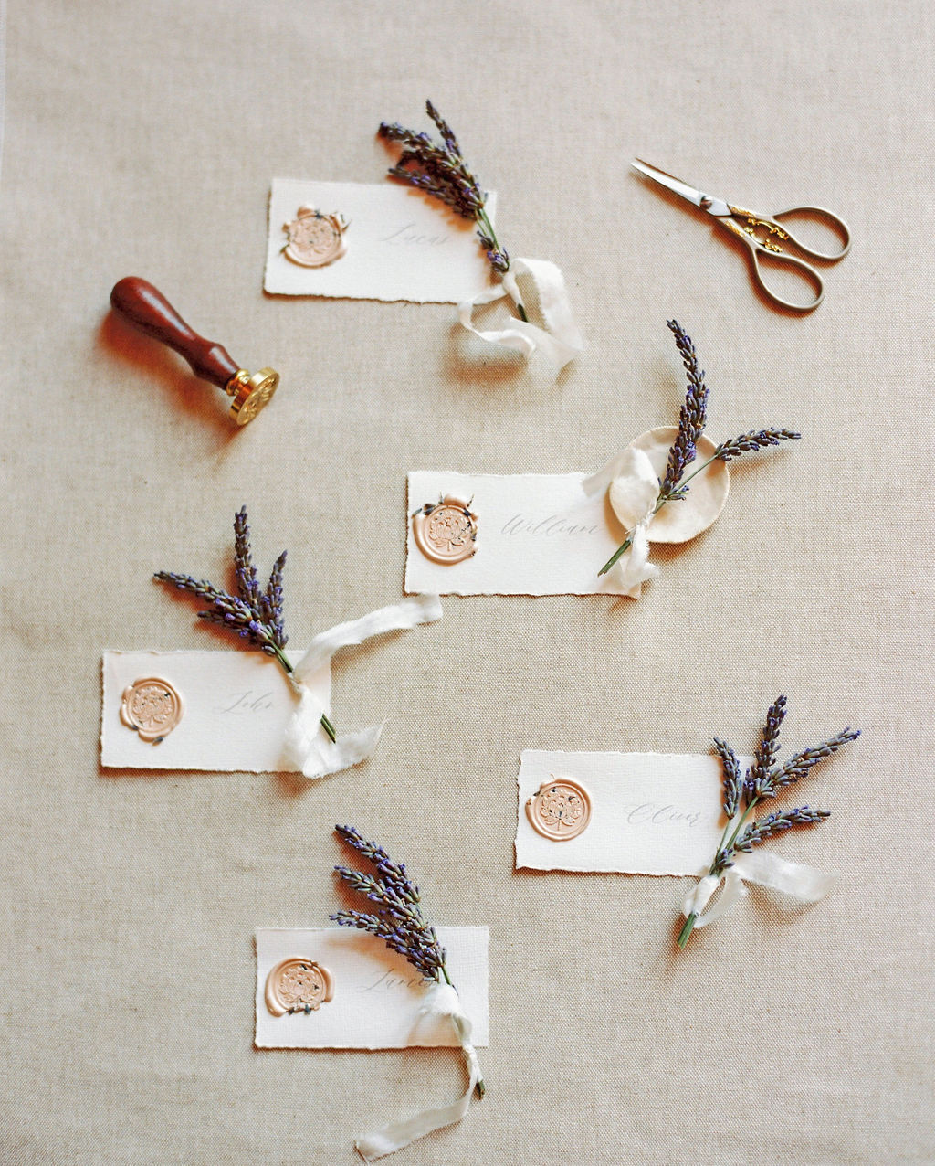 Lavender French wedding