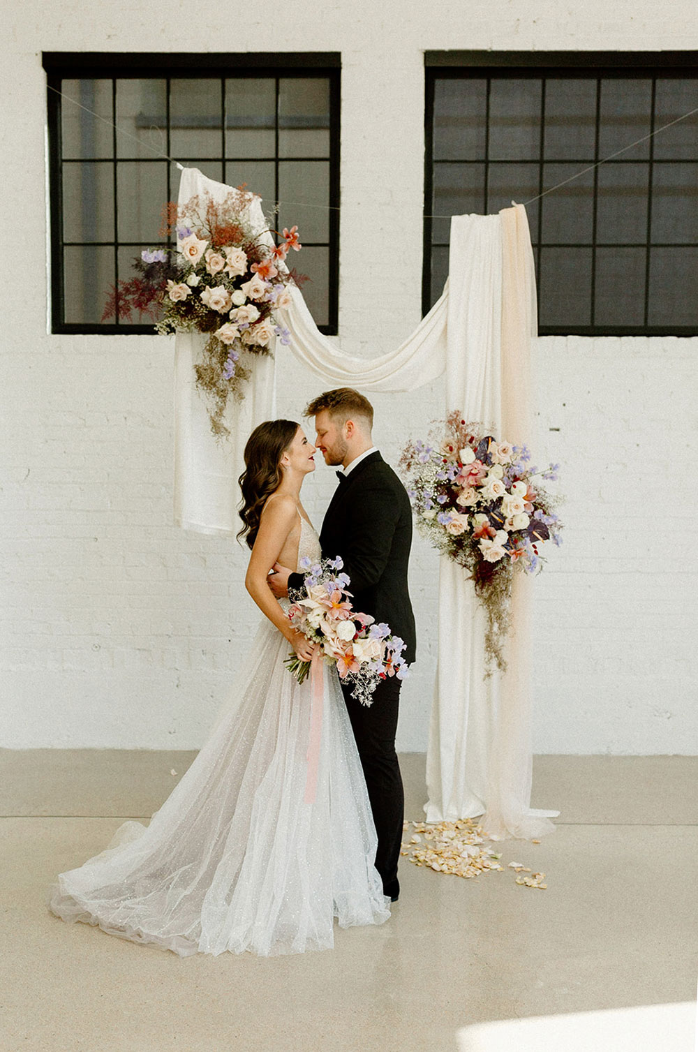 romantic urban elopement