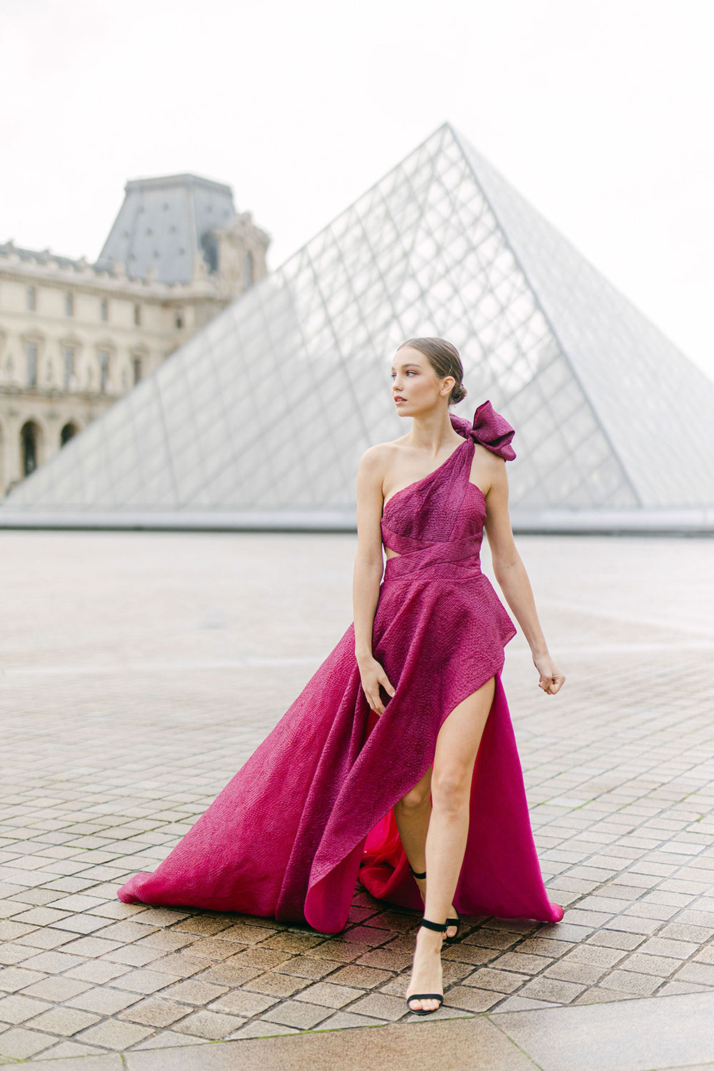 Emily in Paris engagement shoot