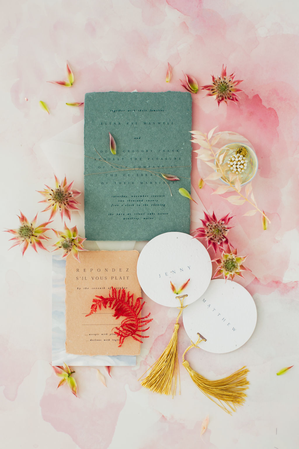 colorful wedding inspiration