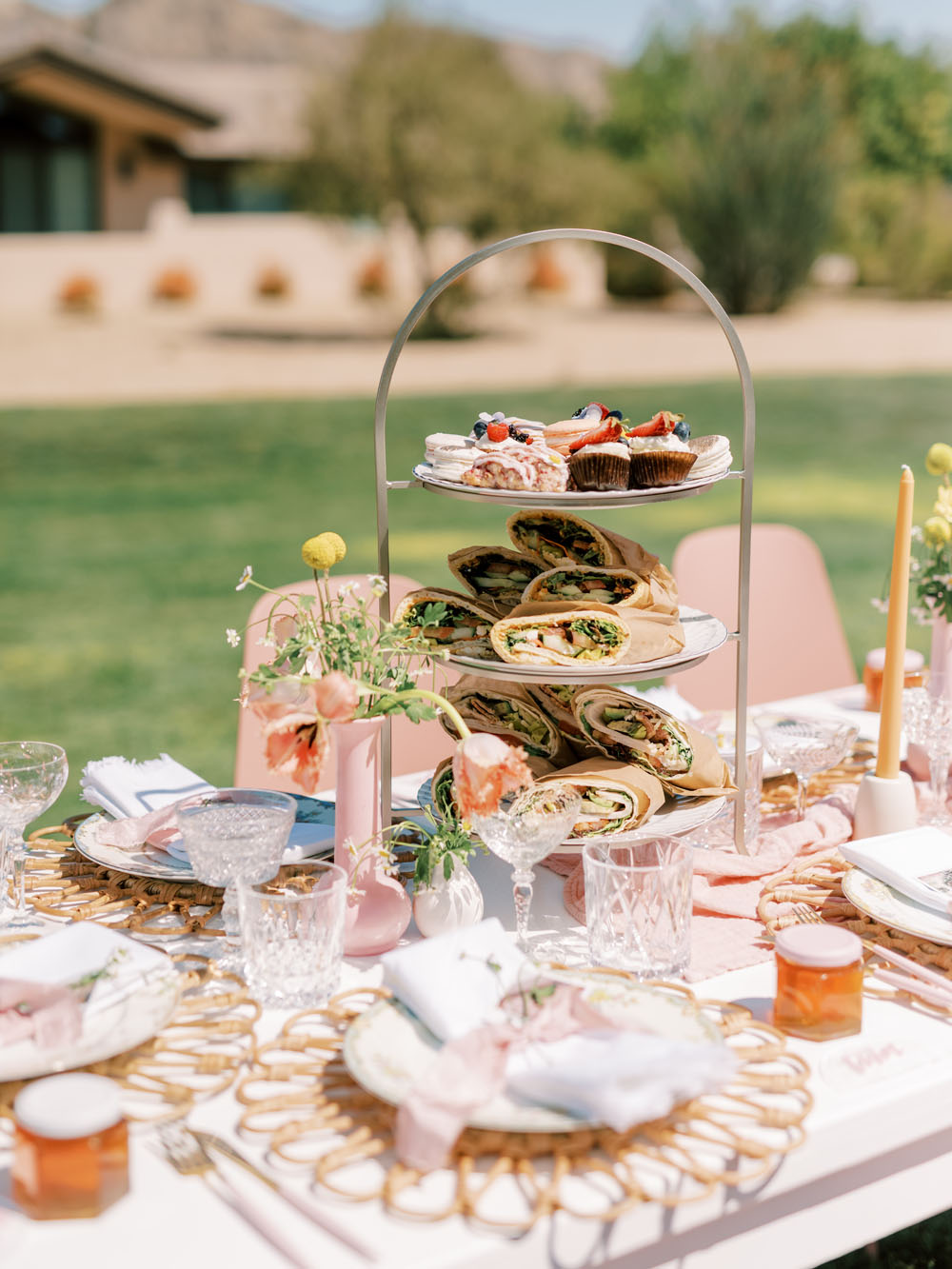 English tea party inspired bridal shower